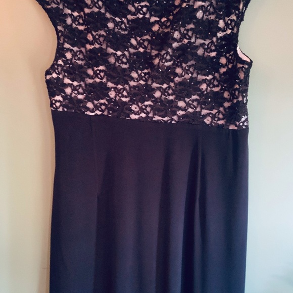 Collection Dress Barn Black Lace Midi Dress - Picture 1 of 3